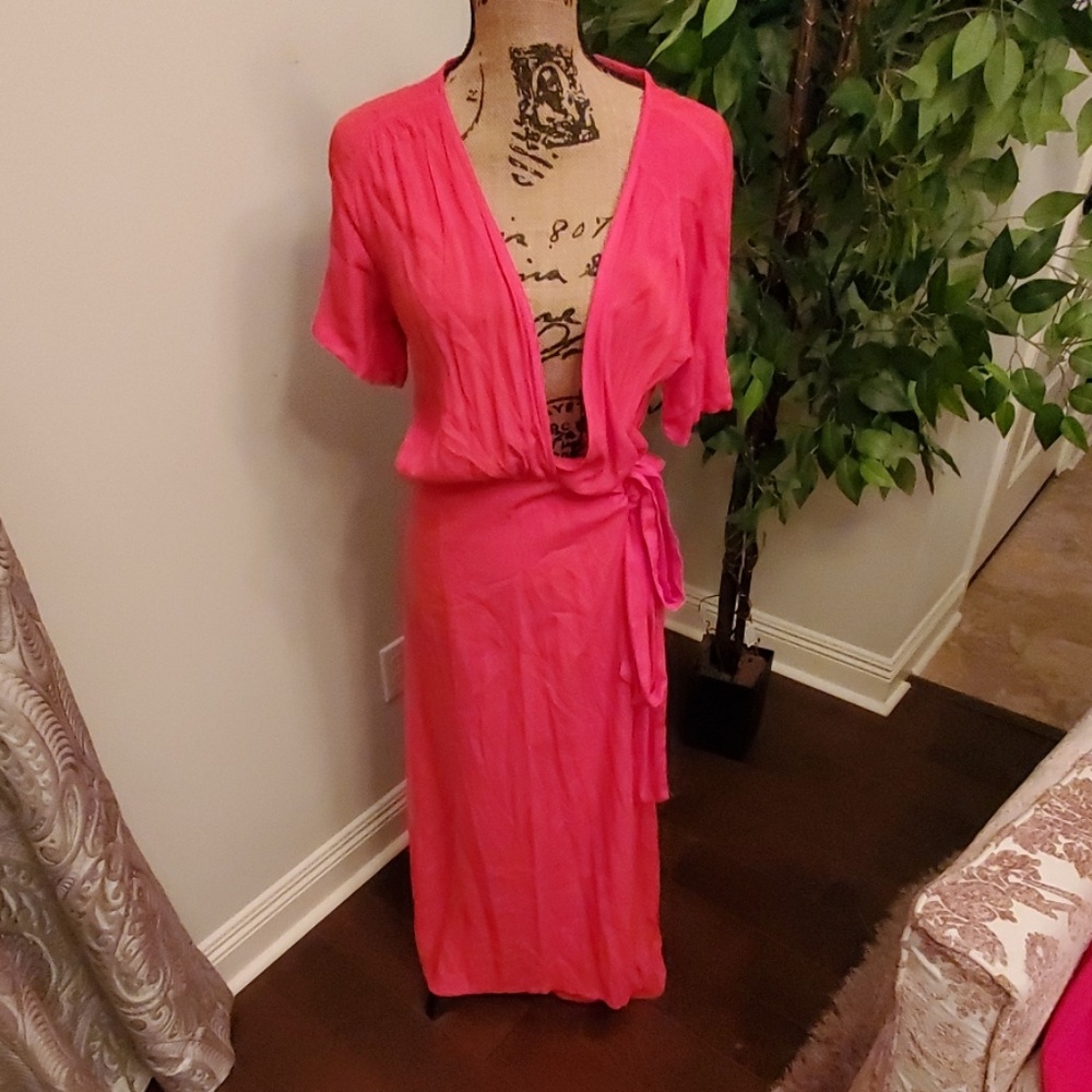 Wrap maxi dress